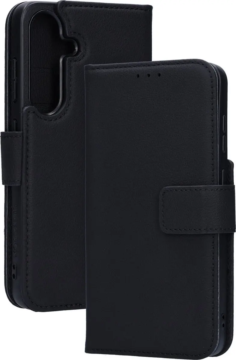 Mobiparts MP-128587 Hoesje Samsung Galaxy S25 - Wallet 2-in-1 - Zwart