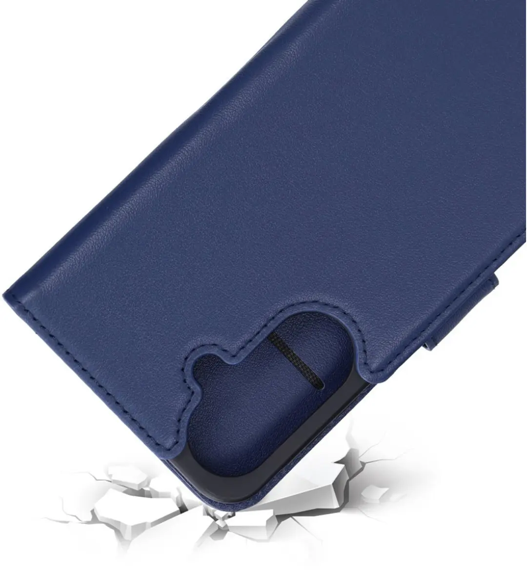 Mobiparts MP-132320 Leather Wallet Case - Samsung Galaxy A27 - Blauw