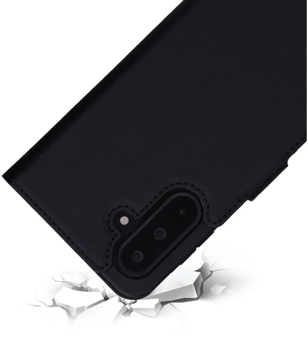 Mobiparts MP-130758 Hoesje Samsung Galaxy A17 - Wallet - Eco Leer - Zwart
