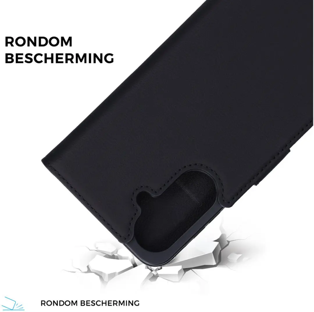 Mobiparts MP-100073 Leather Wallet Case Samsung Galaxy A37 - Zwart