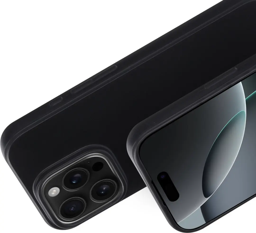 Mobiparts MP-127187 Hoesje iPhone 16 Pro - Zacht TPU - Zwart