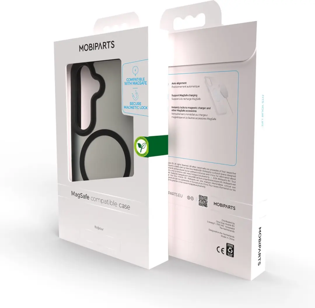 Mobiparts MP-5002071 MagSafe Hoesje - Samsung Galaxy S24 - Zwart