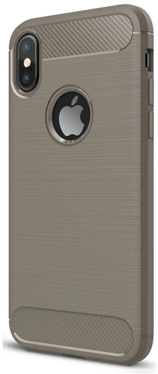 MobiQ Carbon Look Hoesje iPhone XS Max