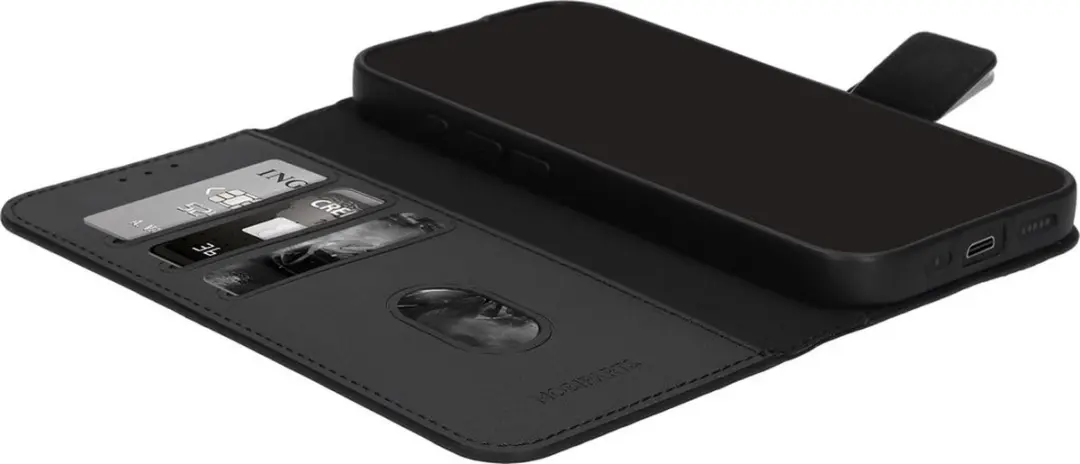 Mobiparts MP-127905 Hoesje Samsung Galaxy S24 FE - Wallet - Eco Leer - Zwart