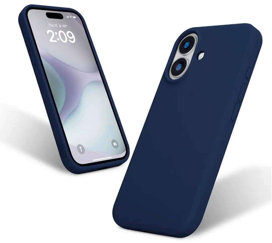 MobiQ Liquid Silicone Hoesje iPhone 16 Plus 46-00136