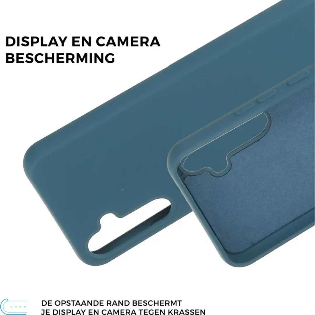Mobiparts MP-5001410 Silicone Hoesje - Samsung Galaxy A34 5G - Blauw