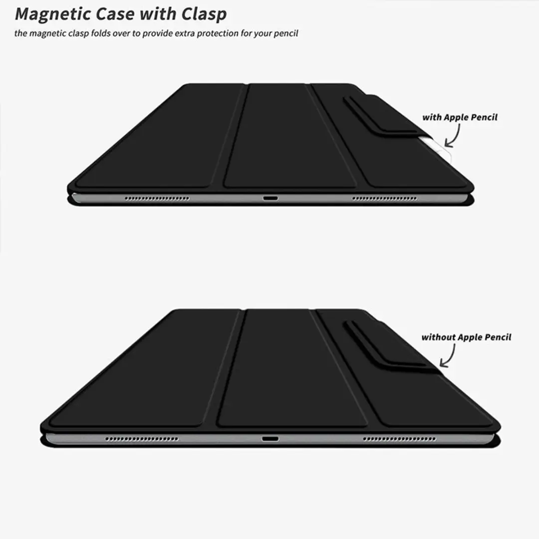 MobiQ Magnetische Folio Case 46-01765 - iPad Air 11 (2026) - Zwart