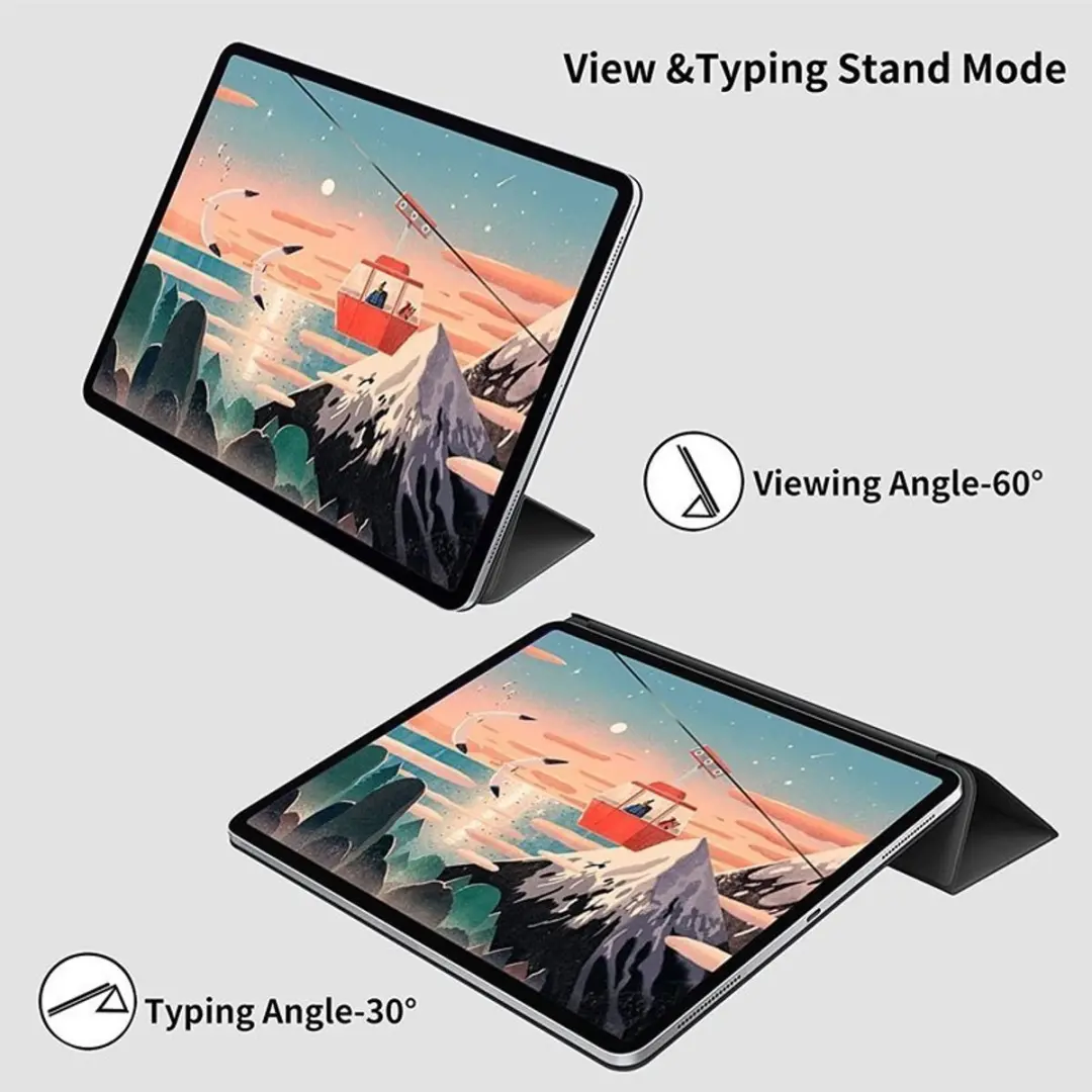 MobiQ Magnetische Folio Case 46-01765 - iPad Air 11 (2026) - Zwart