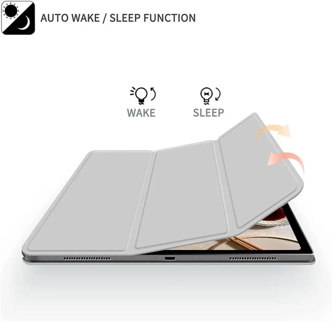 MobiQ Magnetische Hoes iPad 11 2025 - grijs - A16