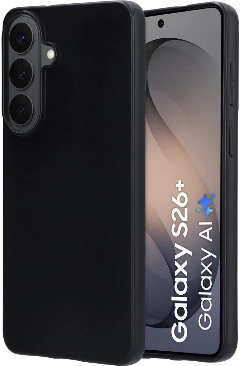 Mobiparts MP-131525 Hoesje Samsung Galaxy S26 Plus - Zacht TPU - Zwart