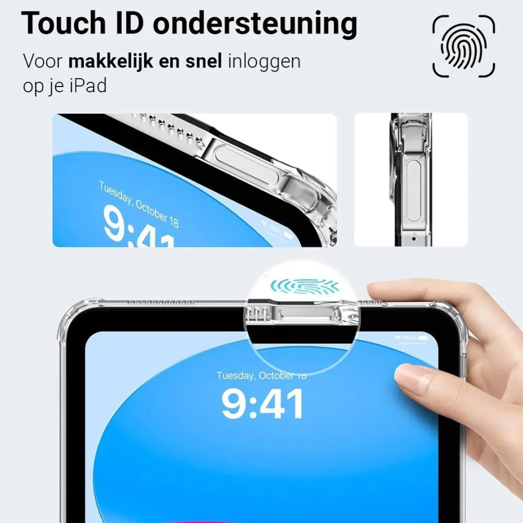 MobiQ Glazen Screenprotector 46-00967 - iPad Air 11 (2024) - Transparant