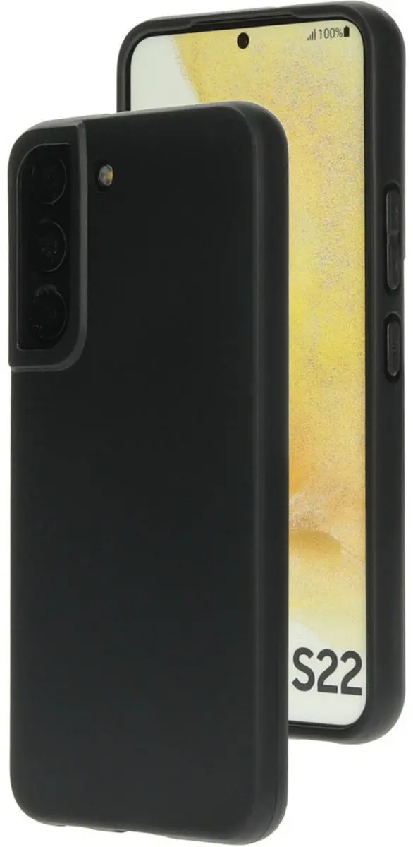 Mobiparts MP-122424 Hoesje Samsung Galaxy S22 - Zacht TPU - Zwart - afbeelding 6 van 6