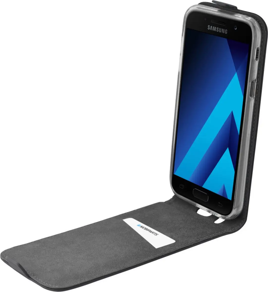 Mobiparts Premium Flip TPU Hoes Samsung Galaxy A5 (2017) - Zwart - MP-51444