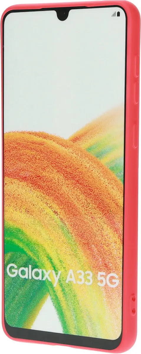 Mobiparts Hoesje Samsung Galaxy A33 5G - Siliconen - Rood - MP-121898