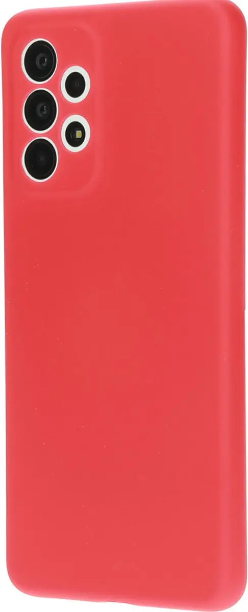 Mobiparts Hoesje Samsung Galaxy A33 5G - Siliconen - Rood - MP-121898