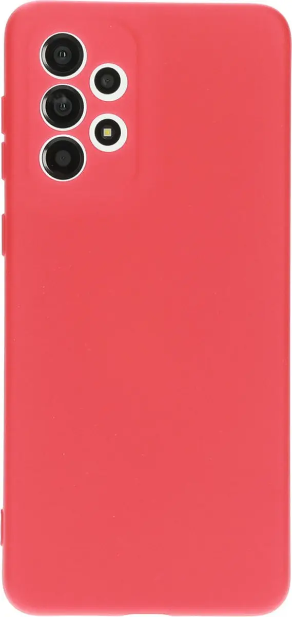 Mobiparts Hoesje Samsung Galaxy A33 5G - Siliconen - Rood - MP-121898 - afbeelding 6 van 6