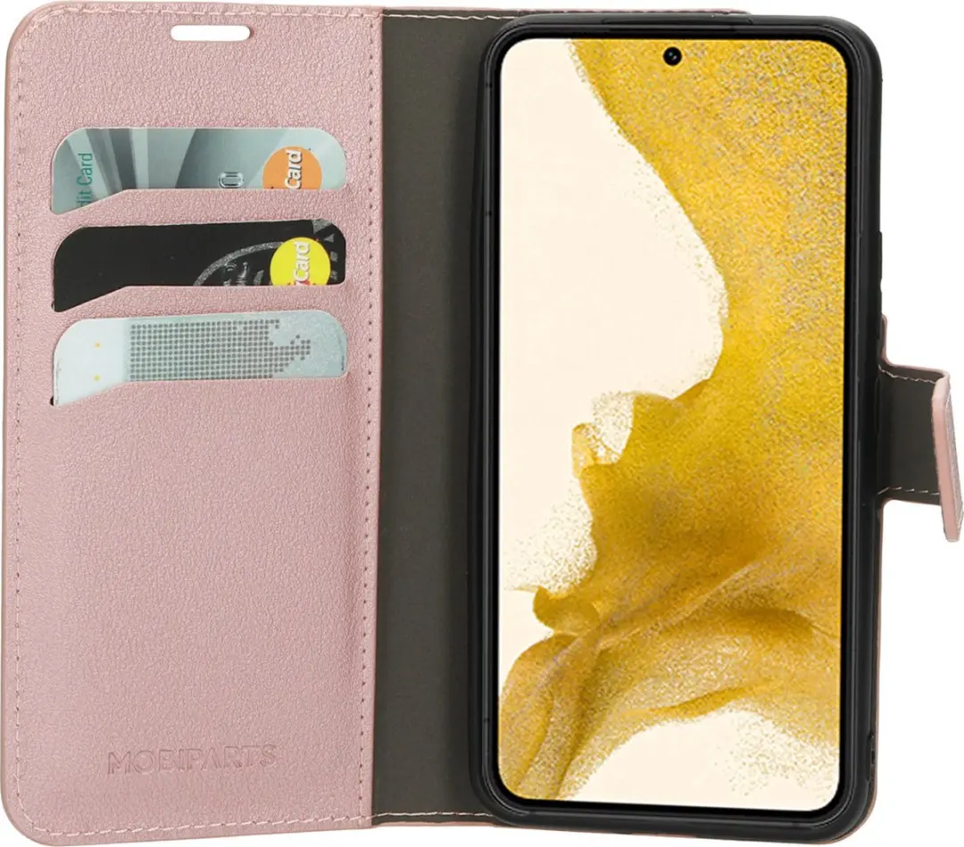 Mobiparts MP-121799 Hoesje Samsung Galaxy S22 - Wallet Roze - afbeelding 6 van 6