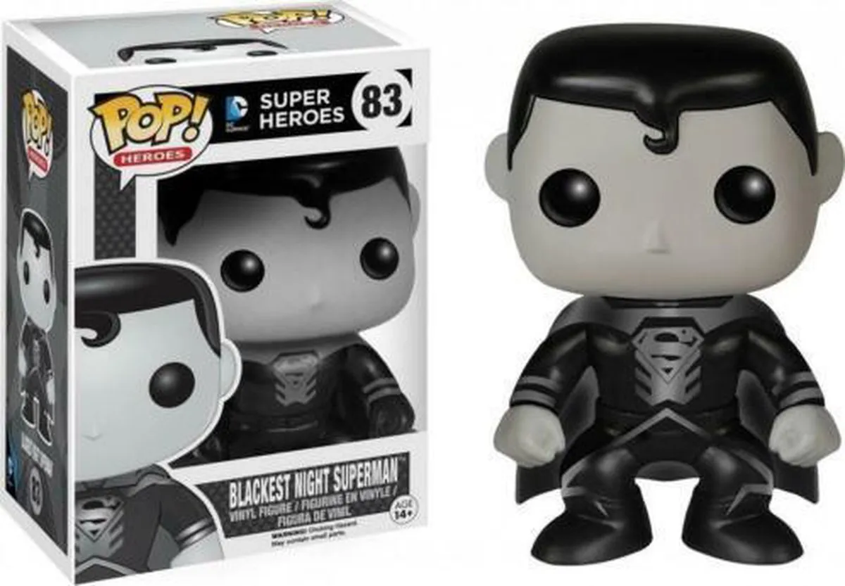 Funko DC Comics POP Vinyl 83 Superman Blackest Night Limited Edition - Zwart - afbeelding 2 van 3