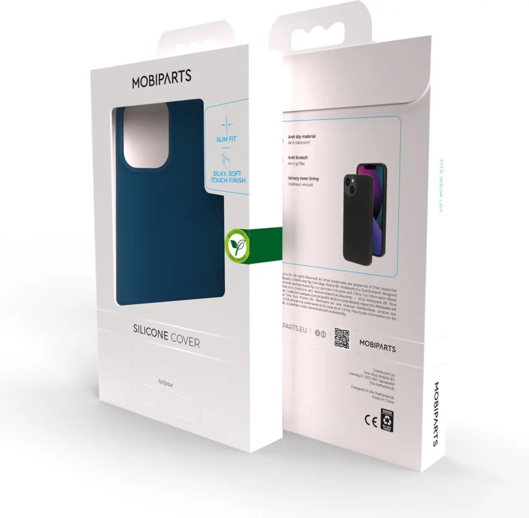 Mobiparts MP-5000102 Silicone Hoesje - iPhone 12 Pro - Blauw