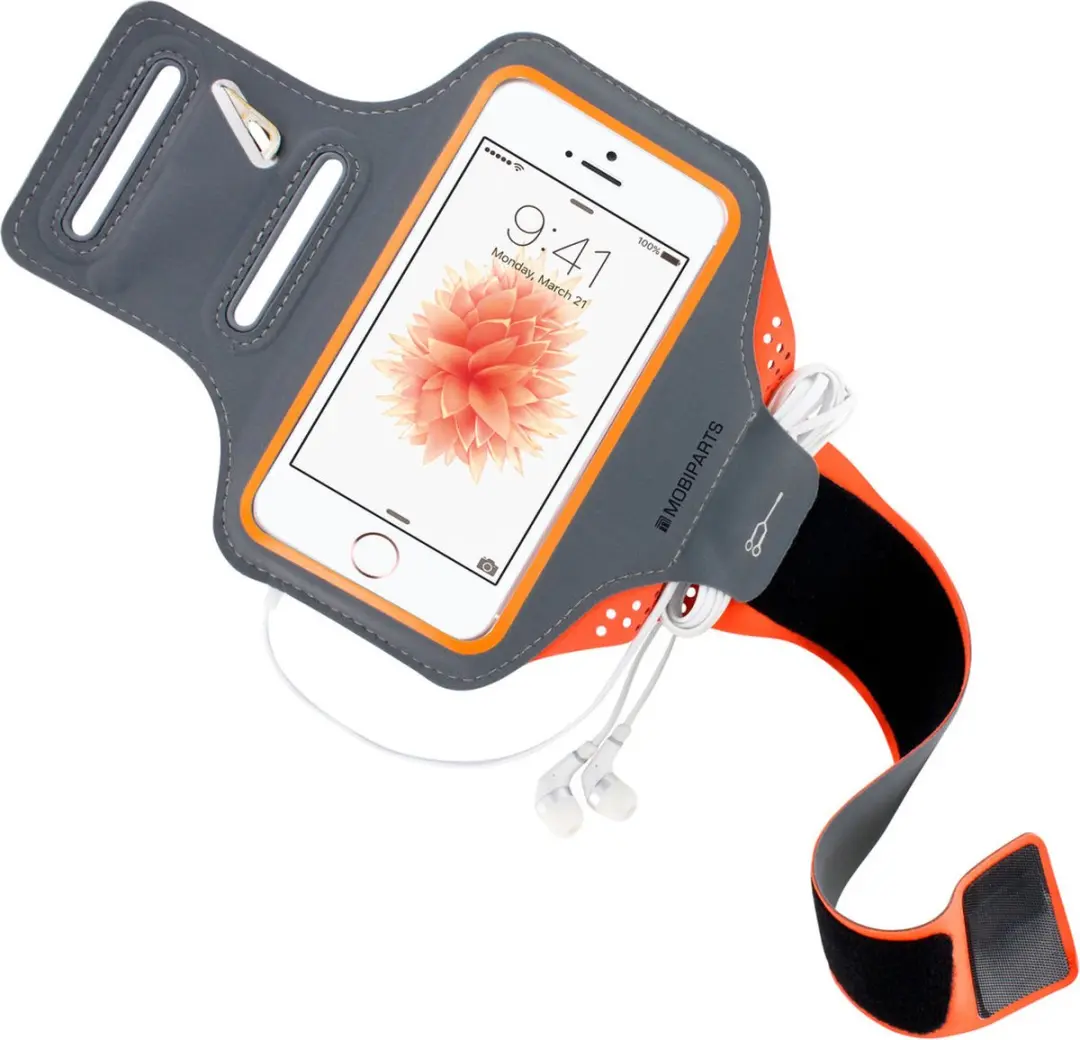 Mobiparts Hardloop Sportarmband MP-SACF-IP5-14 - Oranje