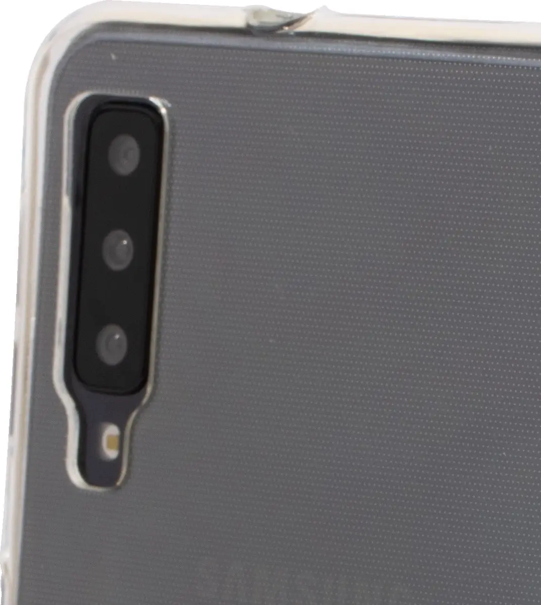 Mobiparts MP-84119 Hoesje Samsung Galaxy A7 (2018) - 3 Pasjes - Transparant