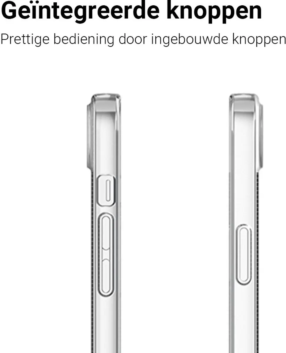 MobiQ Hoesje iPhone 16e 46-00817 - Transparant