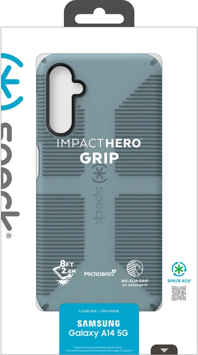 Speck Impact Hero 150350-3136 Hoesje - Groen - Samsung Galaxy A14 5G