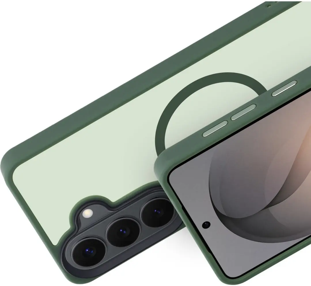Mobiparts Hoesje Samsung Galaxy S26 Hardcover MagSafe Groen - MP-131545