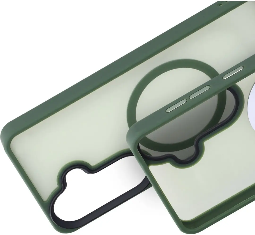 Mobiparts Hoesje Samsung Galaxy S26 Hardcover MagSafe Groen - MP-131545