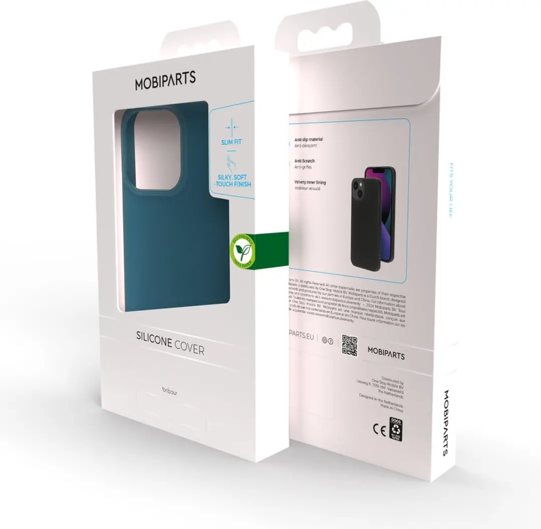 Mobiparts MP-5002029 Hoesje iPhone 15 Pro Max - Blauw