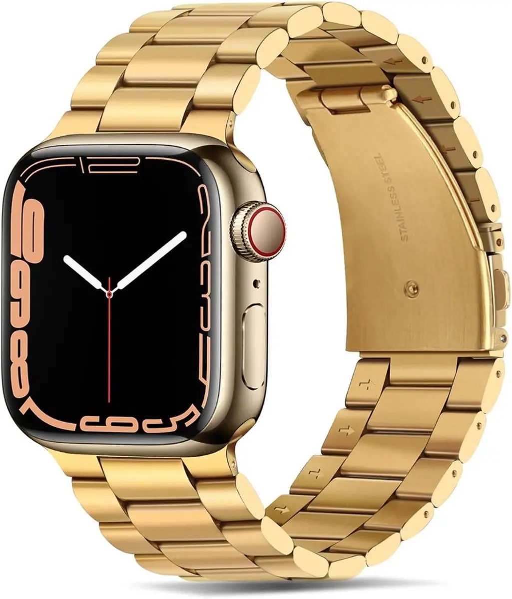 MobiQ Luxe Metalen Bandje Apple Watch 41mm