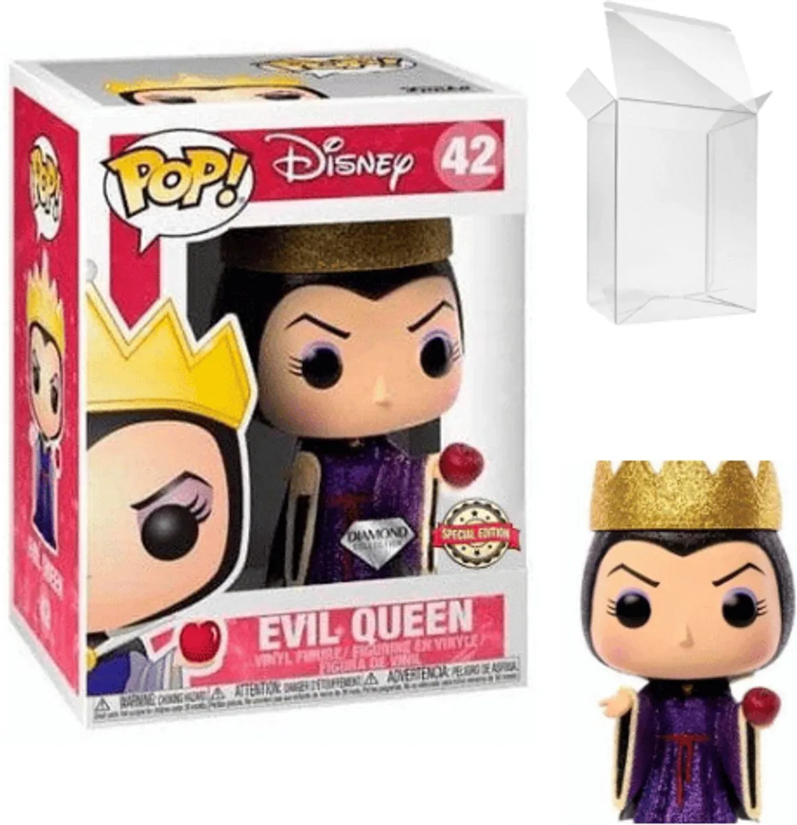 Funko Disney POP! Evil Queen Diamond Glitter FUN29126 - 9cm - Multicolor