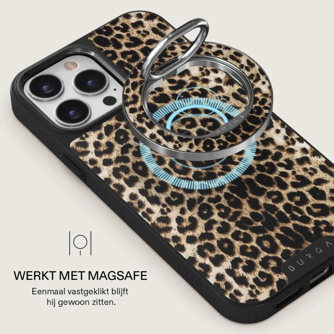 Burga MagSafe Ring Holder - Zilver - Apple iPhone