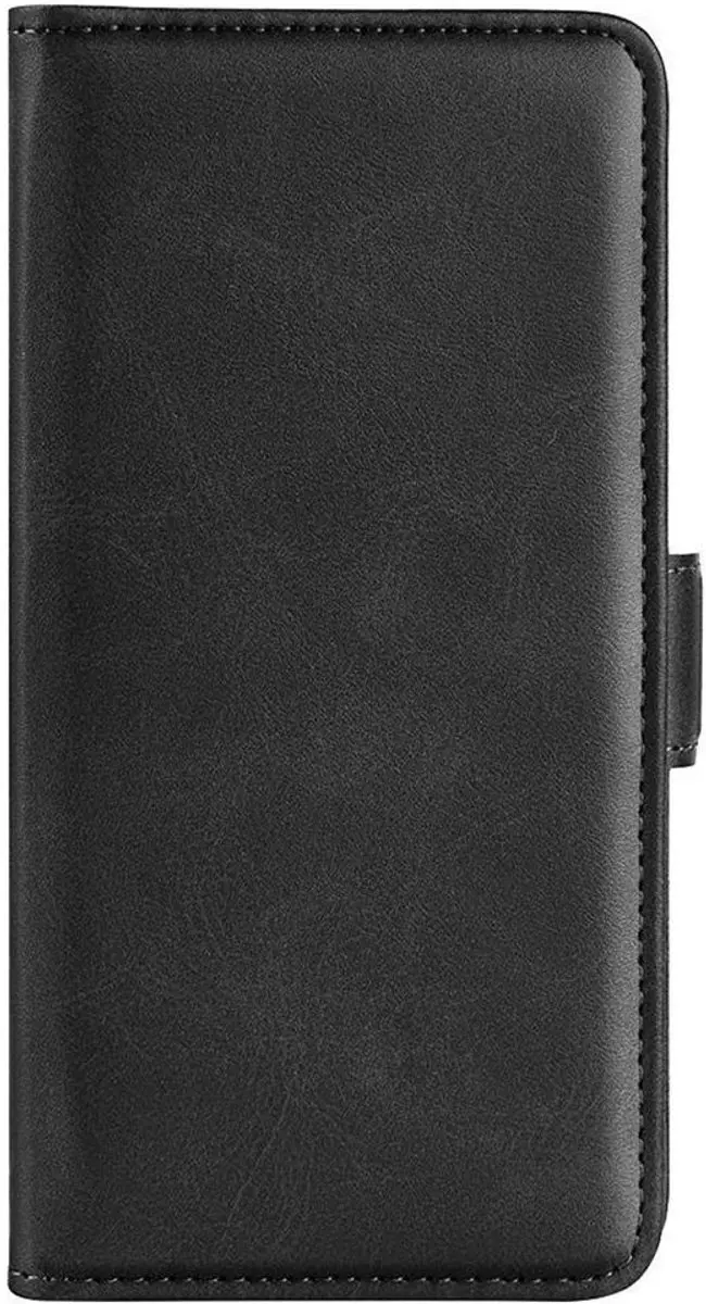 MobiQ PU Lederen Wallet Hoesje iPhone 17 Air - 46-01284 - Zwart