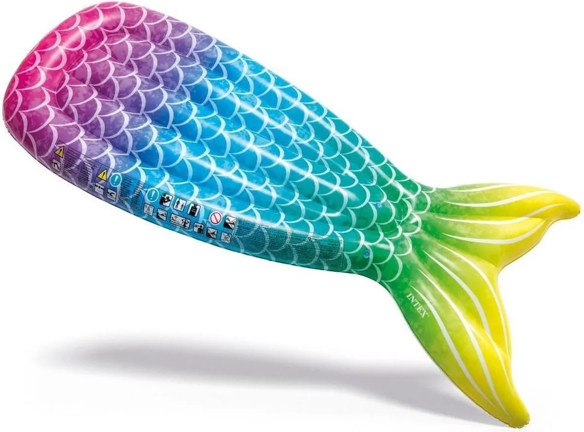 Intex Zeemeermin Luchtbed Multicolor