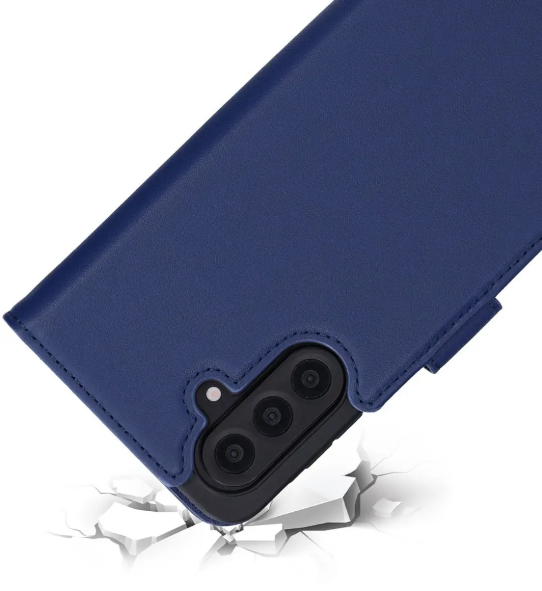 Mobiparts MP-130768 Leather Wallet Case - Samsung Galaxy A17 - Blauw