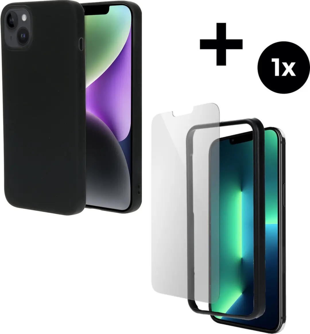 Mobiparts MP-5001171 Hoesje iPhone 14 Plus - Zwart