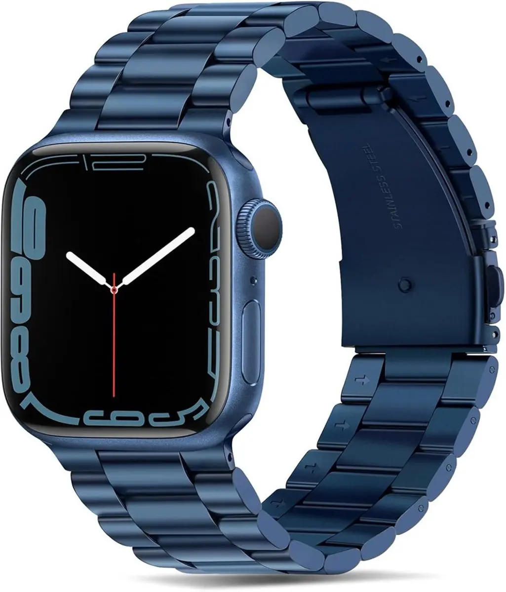 MobiQ Luxe Metalen Bandje Apple Watch 45mm