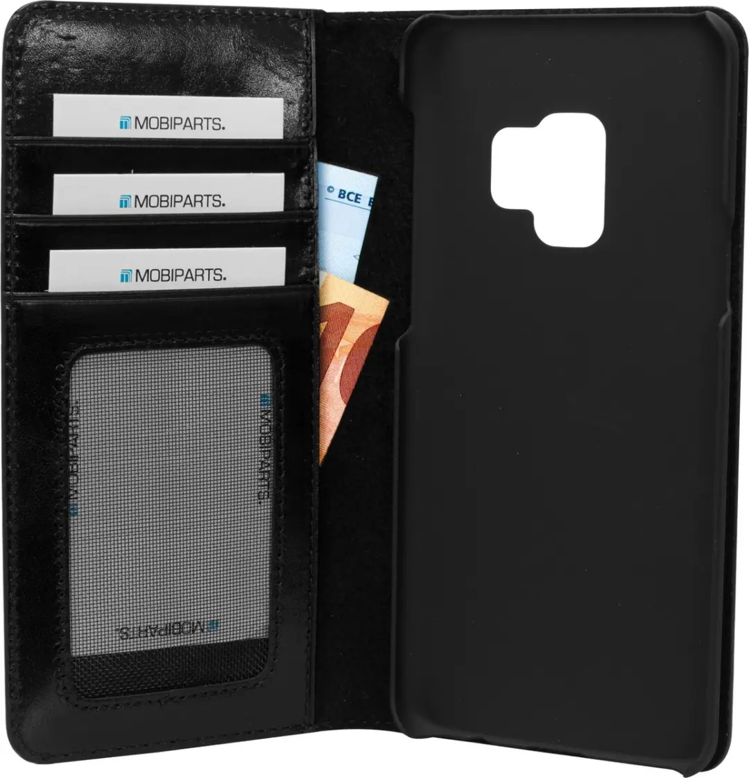 Mobiparts Excellent Wallet Case MP-73995 - Samsung Galaxy S9 - 3 Pasjes - Zwart
