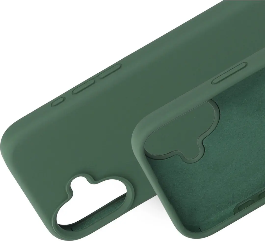 Mobiparts Hoesje iPhone 16 Siliconen MP-127674 - Groen