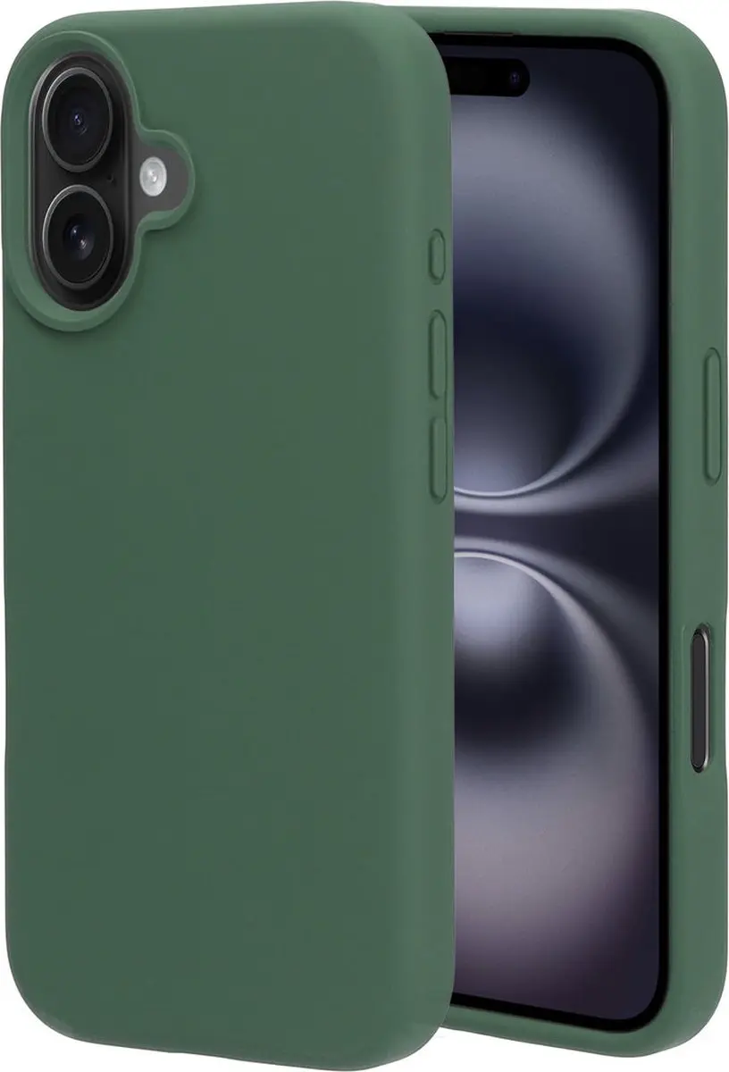 Mobiparts Hoesje iPhone 16 Siliconen MP-127674 - Groen - afbeelding 6 van 6