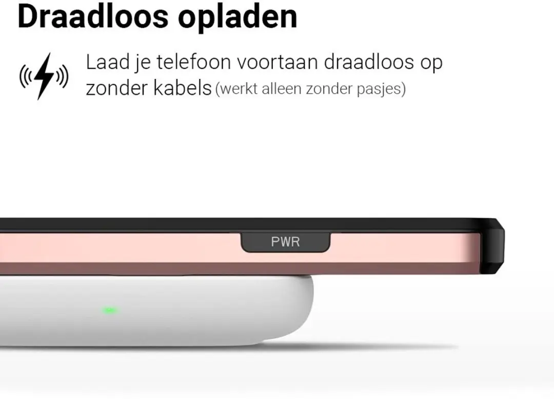MobiQ iPhone 15 Plus Pashoesje - Roze - MPN 13-03074
