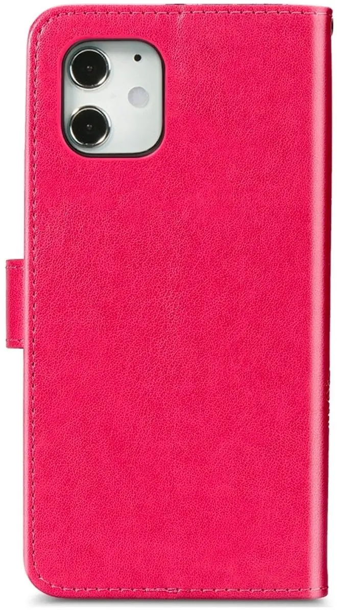 MobiQ 13-00129 Fashion Wallet Cover - Roze - 3 Pasjes