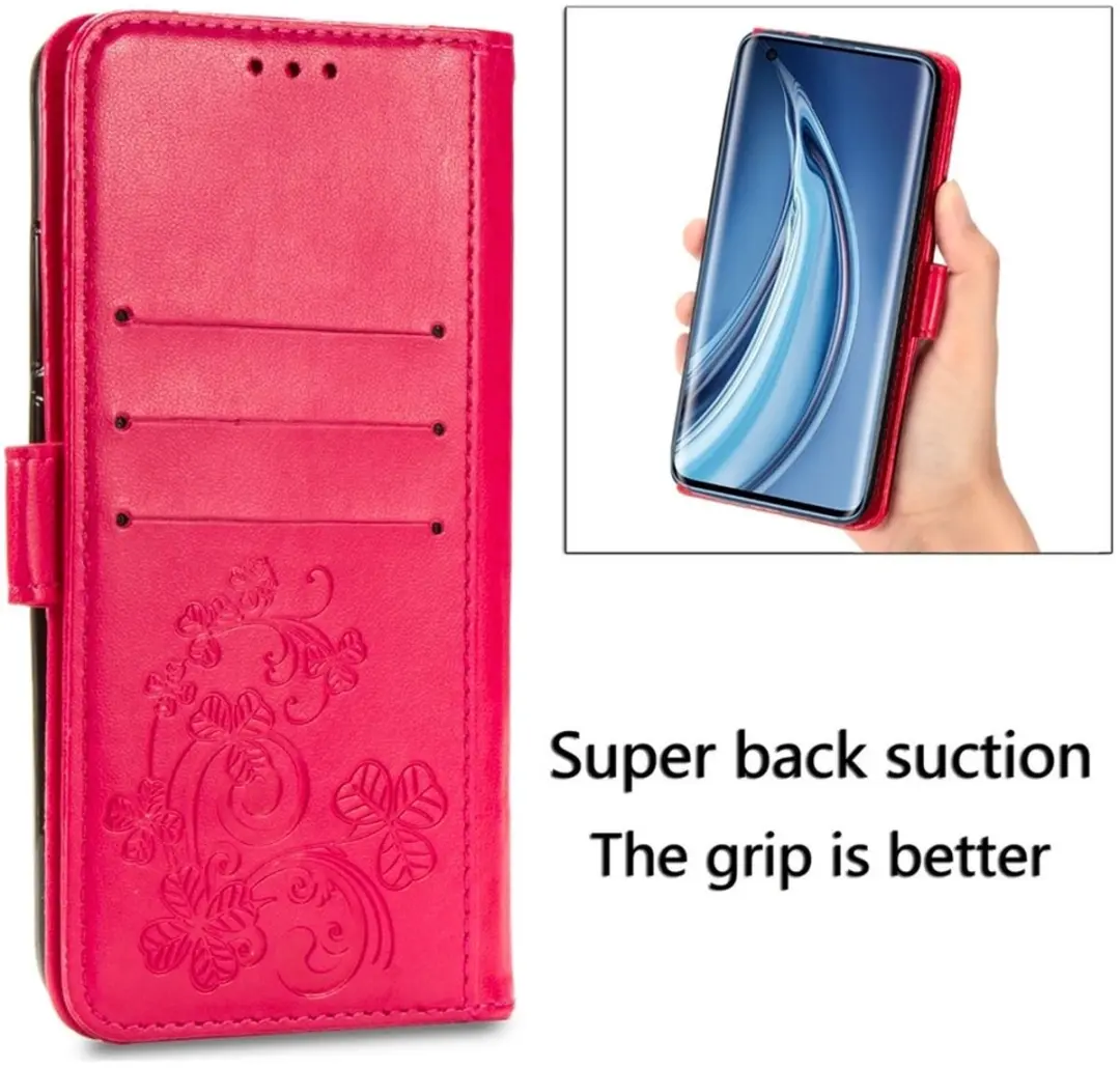 MobiQ 13-00129 Fashion Wallet Cover - Roze - 3 Pasjes