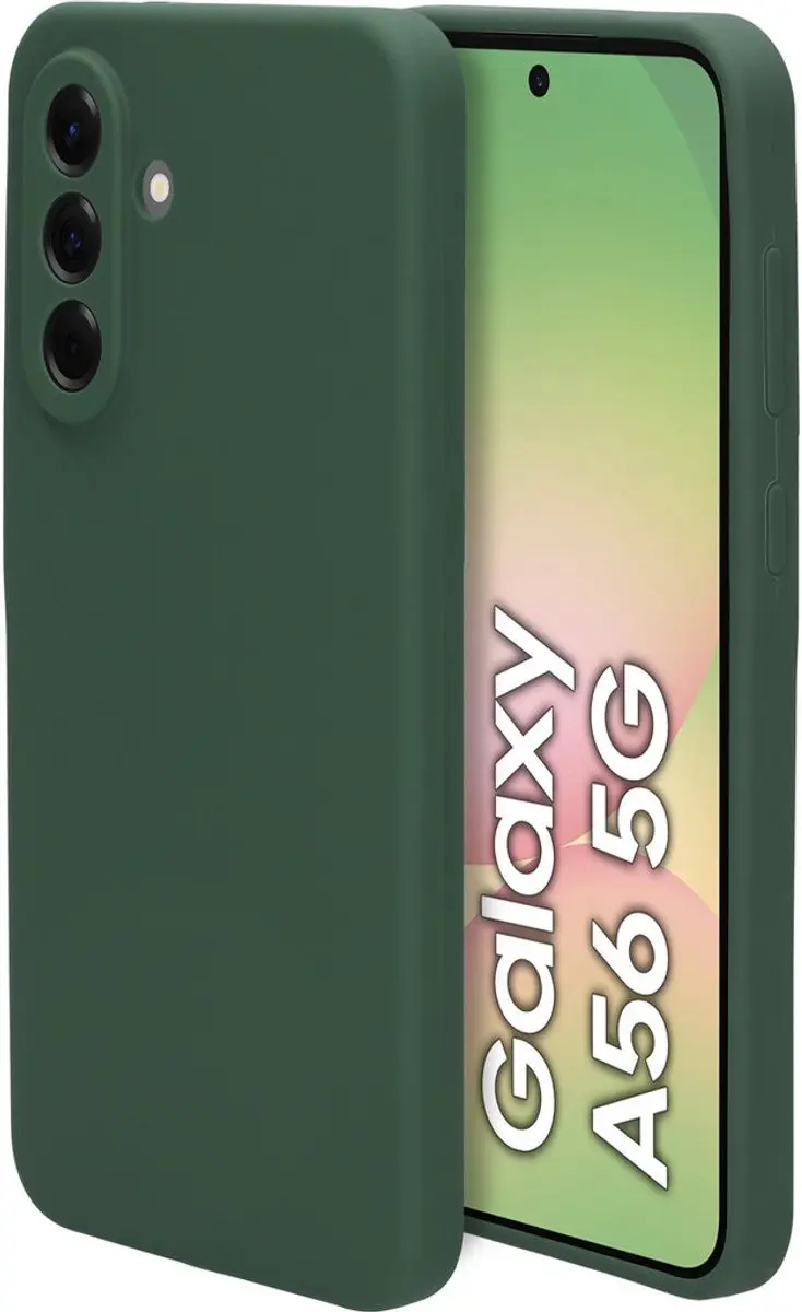 Mobiparts Hoesje Samsung Galaxy A56 - Siliconen Groen - MP-128774 - afbeelding 6 van 6