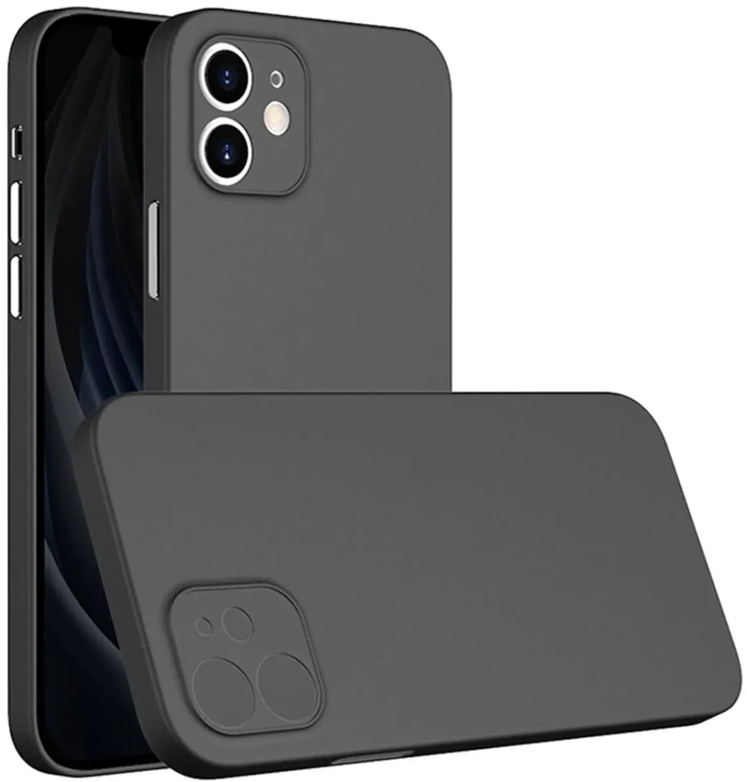 MobiQ 13-01016 Ultra Dun Hoesje - iPhone 13 Pro Max - Zwart