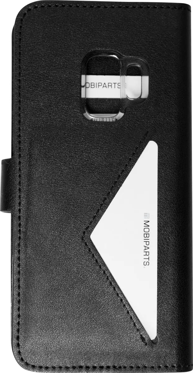 Mobiparts MP-73988 Hoesje Samsung Galaxy S9 - Wallet - Eco Leer - Zwart