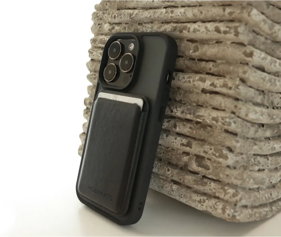 Mobiparts MP-124310 MagSafe Card Holder - 3 Stuks - Zwart