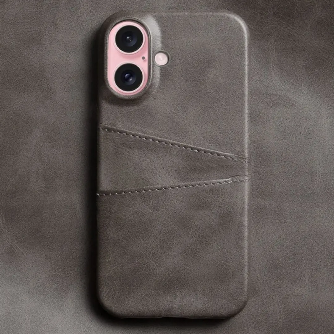 MobiQ 46-00042 iPhone 16 Hoesje - Grijs
