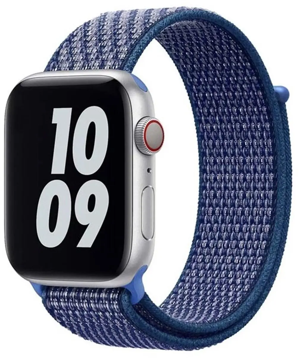MobiQ Nylon Bandje Apple Watch 40mm